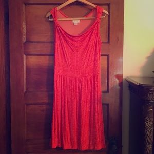Jersey scoopneck dress